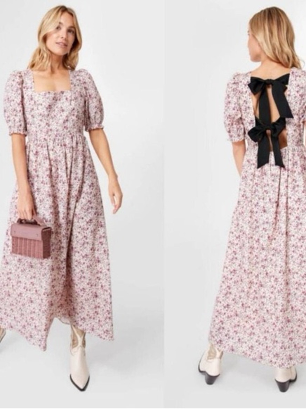 Tuckernuck Hyacinth House - Pink floral isla maxi dress